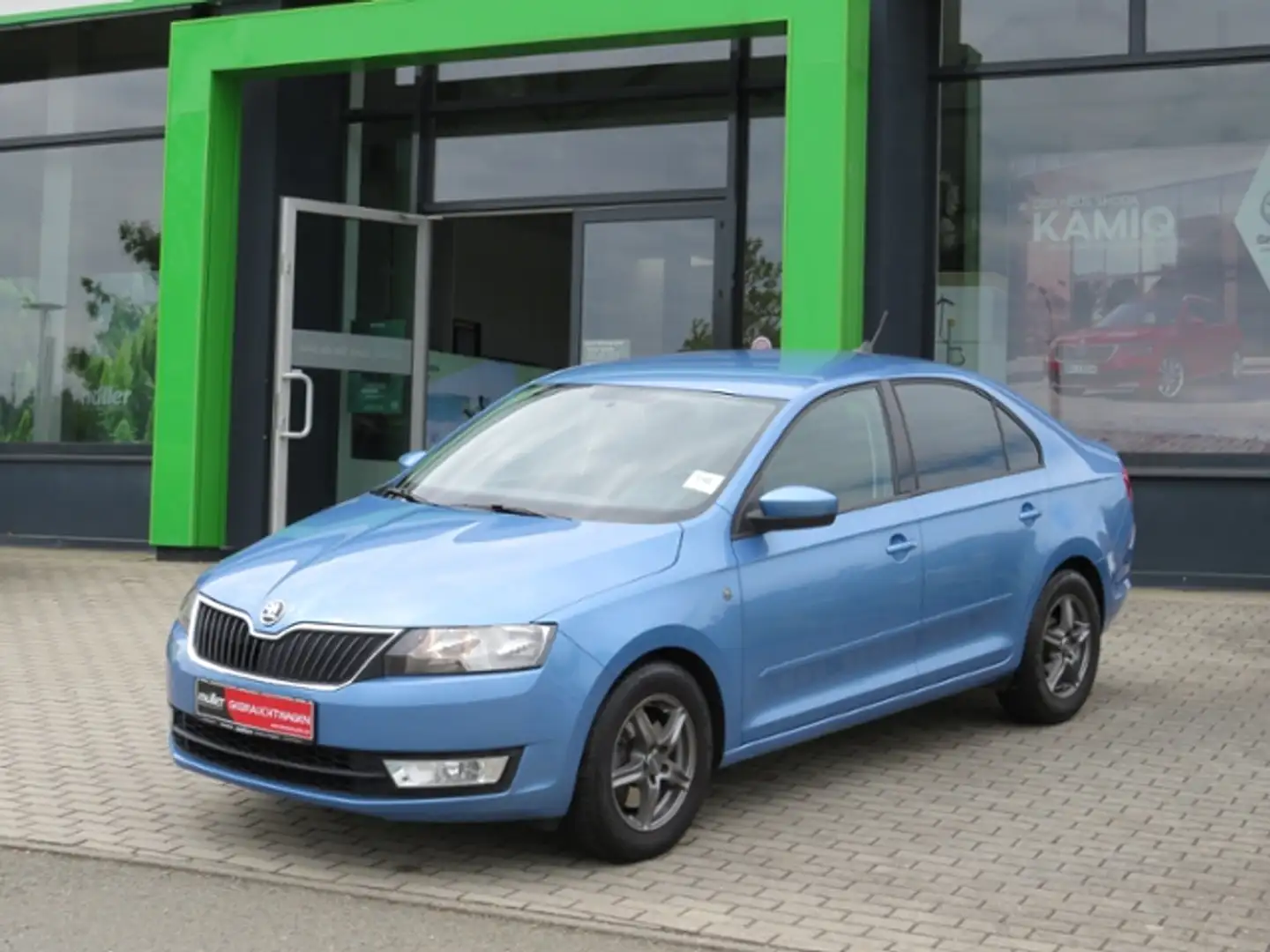 Skoda Rapid/Spaceback Ambition 1.2TSI 77kW KLIMA PDC SHZ Blau - 2