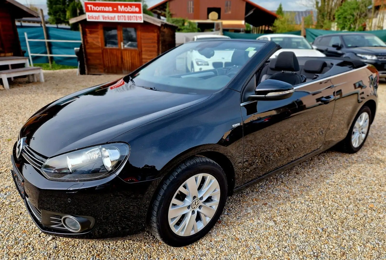 Volkswagen Golf VI 1.6 TDI Cabrio  Life Sport Nero - 1