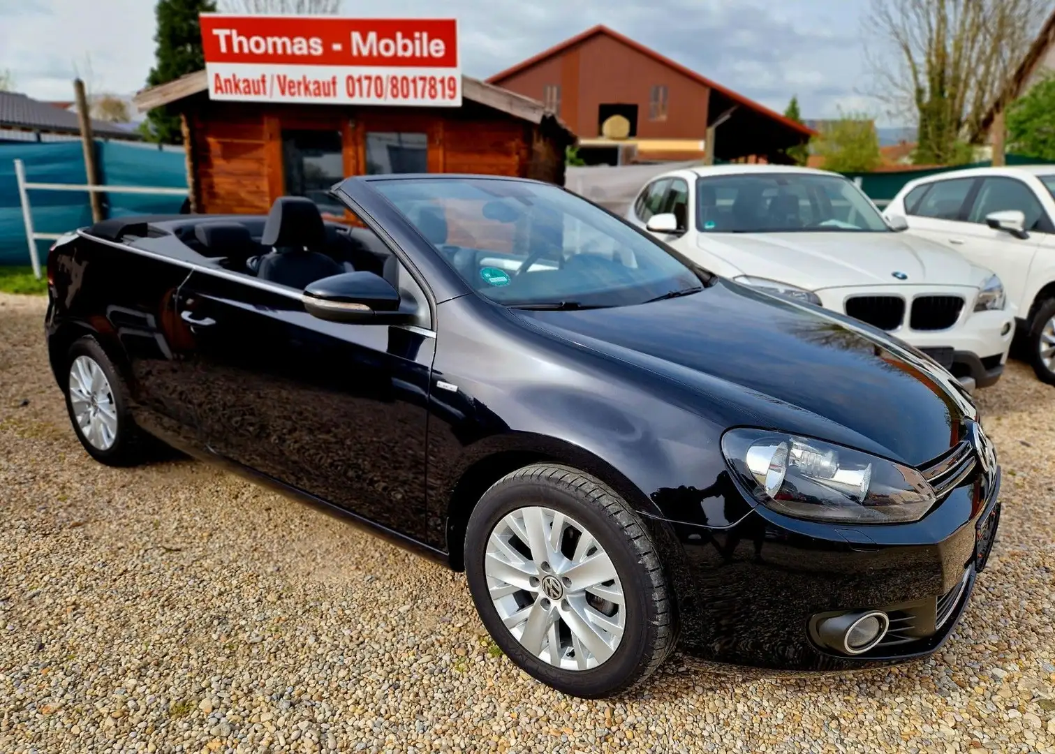 Volkswagen Golf VI 1.6 TDI Cabrio  Life Sport Nero - 2