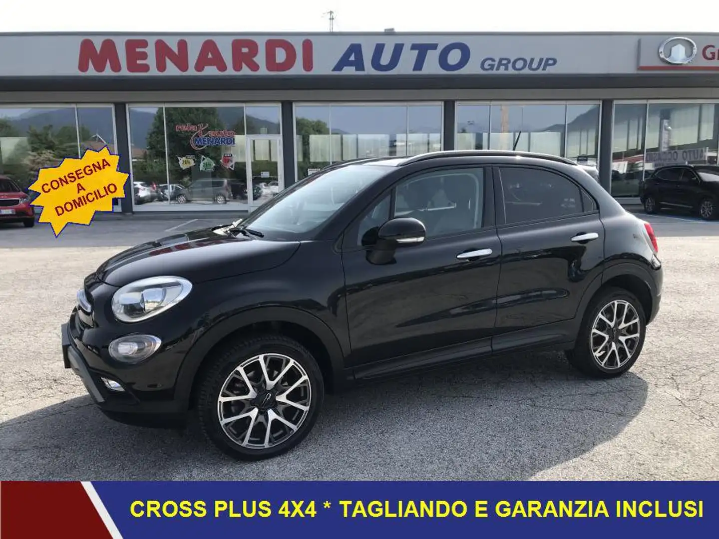 Fiat 500X 2.0 Mjt 140cv 4x4 Cross Plus GOMME NUOVE * TAGLIA Nero - 1