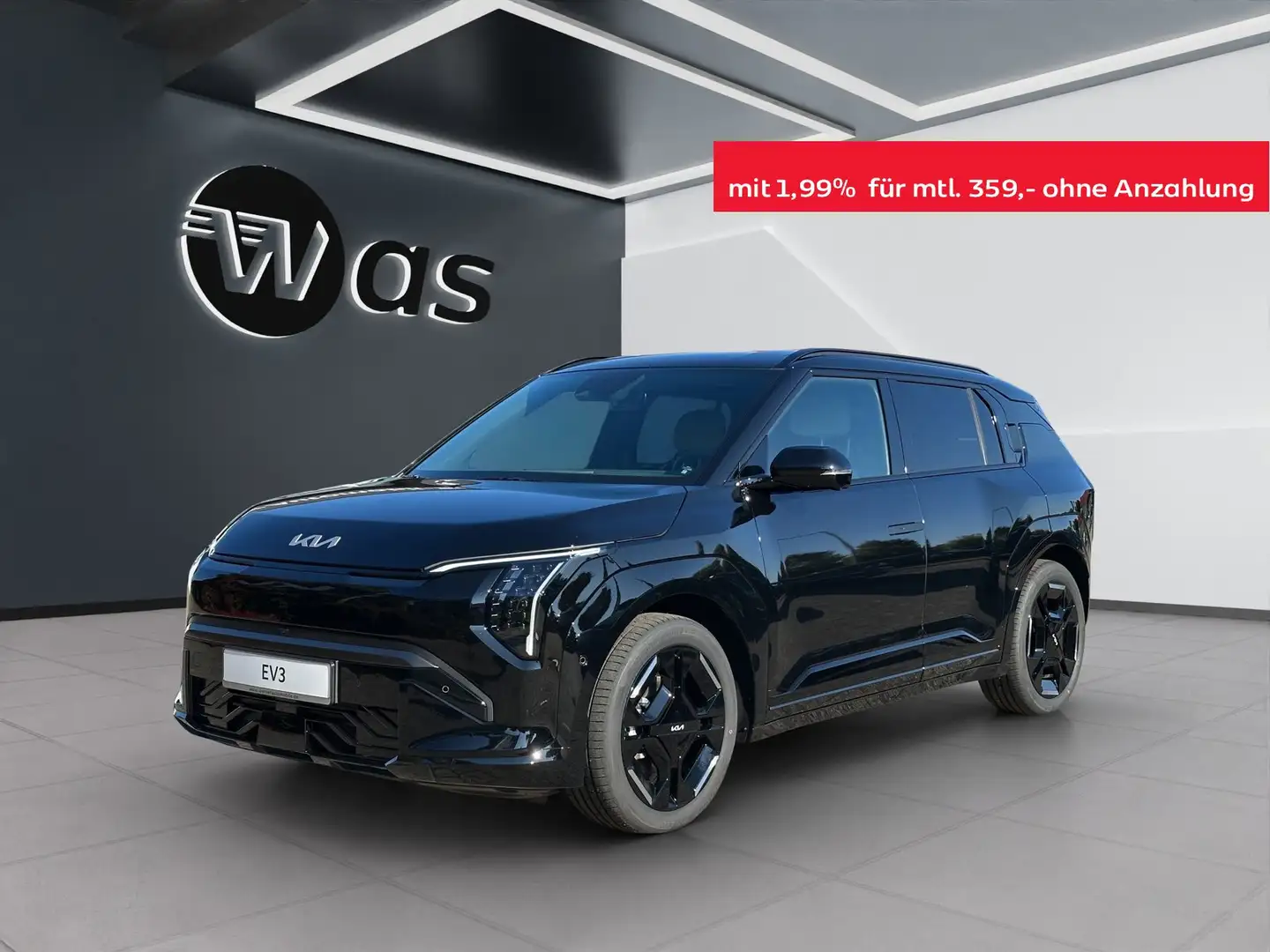 Kia EV3 81,4 kWh GT-line DriveWise Comfort Noir - 1