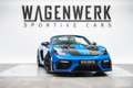Porsche 718 Spyder BOXSTER SPYDER RS PDK WEISSACHPAKET PEPITA EXCLUS Blau - thumbnail 1