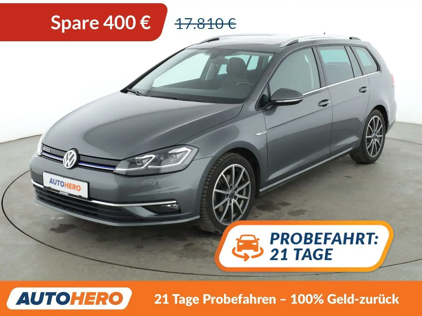 Volkswagen Golf 1.5 TSI ACT Highline BlueMotion Aut.*NAVI* Gris - 1