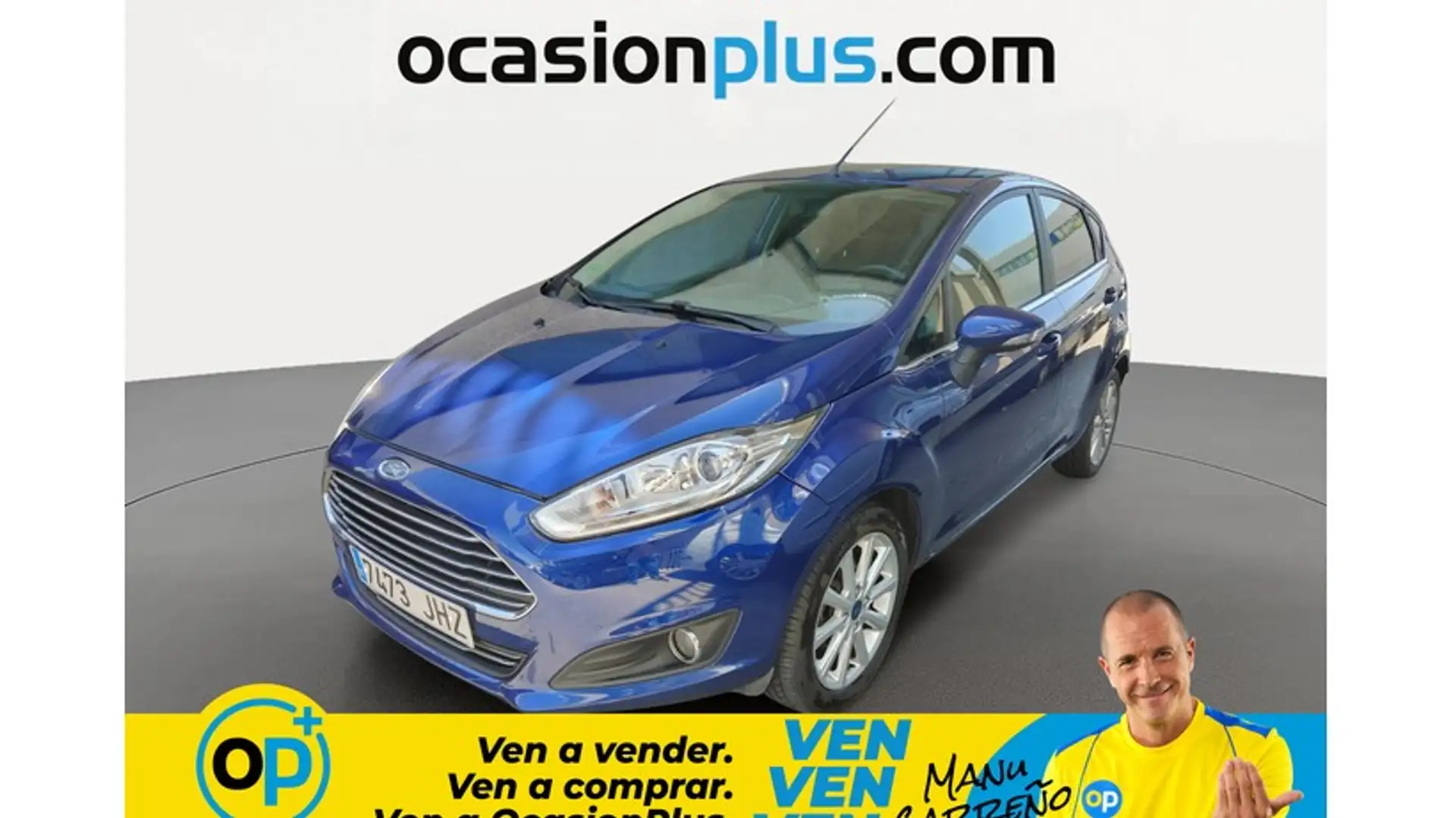 Ford Fiesta 1.0 EcoBoost Titanium Azul - 1