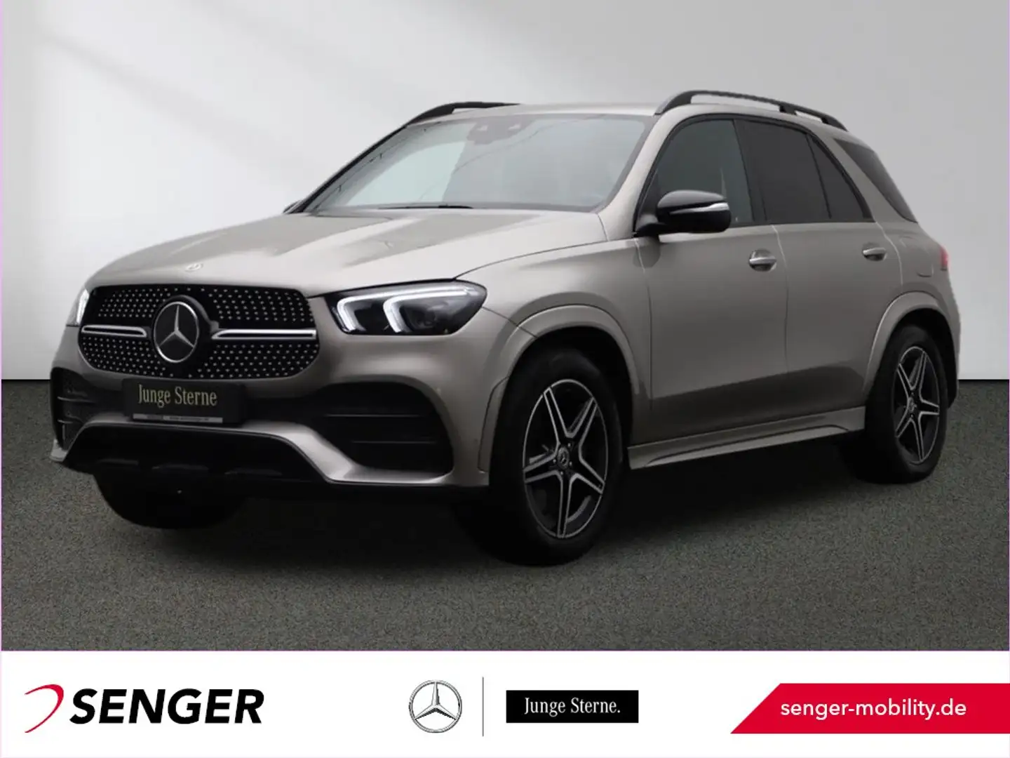 Mercedes-Benz GLE 350 de 4M AMG Night AHK Burmester Airmatic Silber - 1