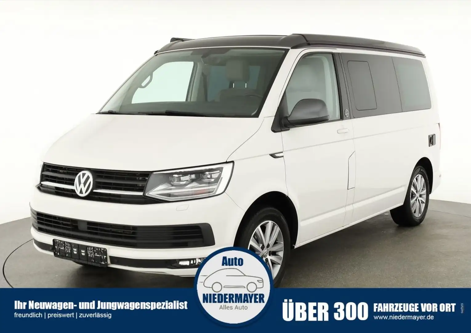 Volkswagen T6 California TDI DSG 30 Jahre Edition, LED, AHK, Markise, Navi, Weiß - 1