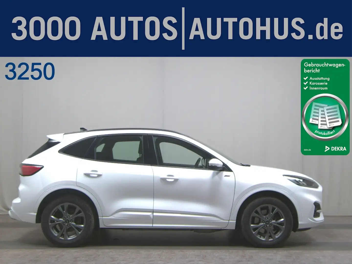Ford Kuga 2.5 Hybrid ST-Line Navi Pano AHK RFK LED Blanc - 1