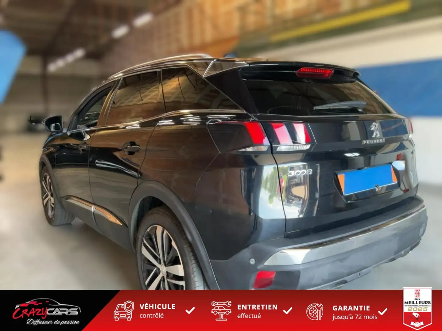 Peugeot 3008 2.0 BlueHDi  180 EAT8 GT - CAM Noir - 2
