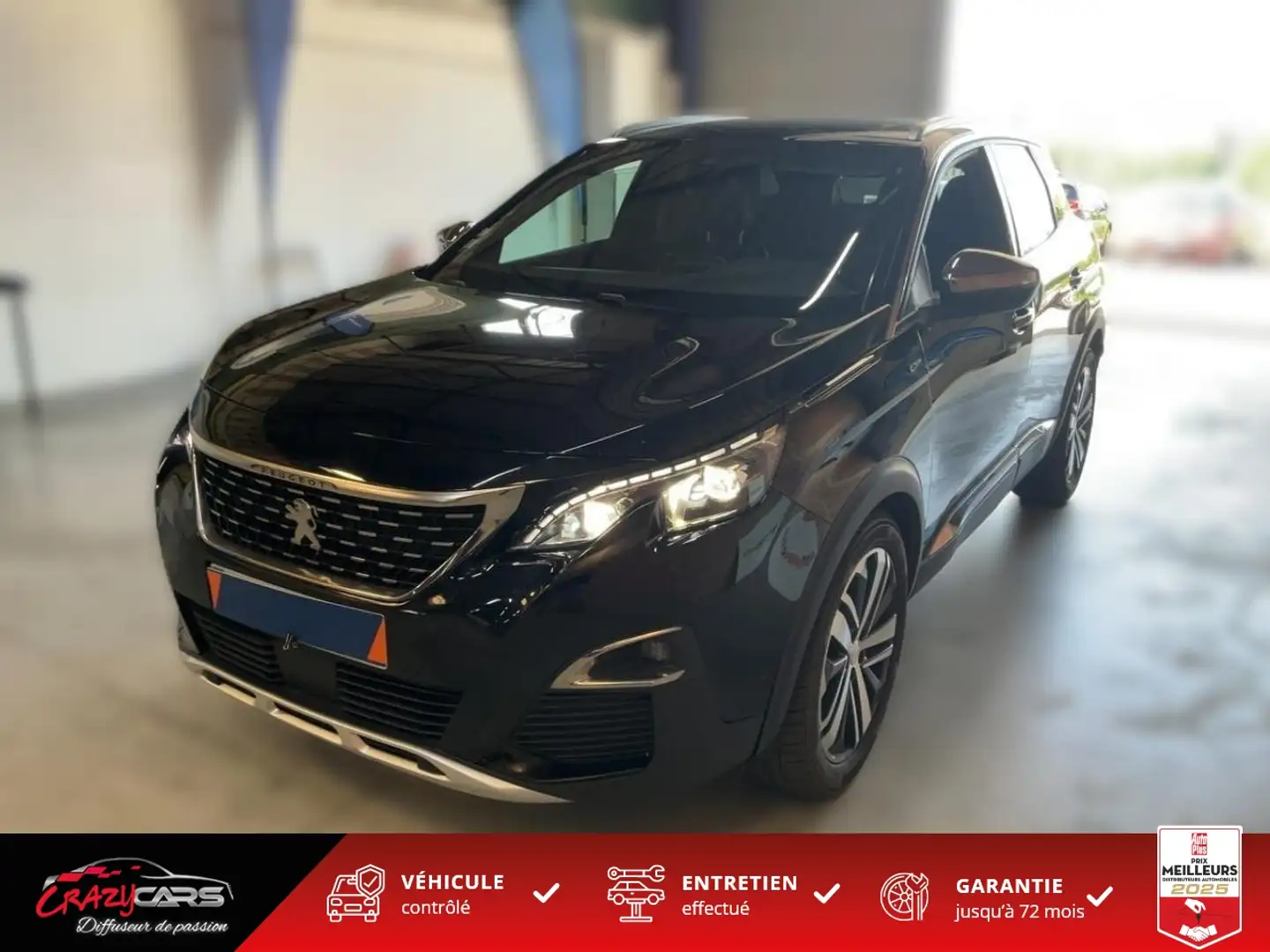 Peugeot 3008 2.0 BlueHDi  180 EAT8 GT - CAM Noir - 1