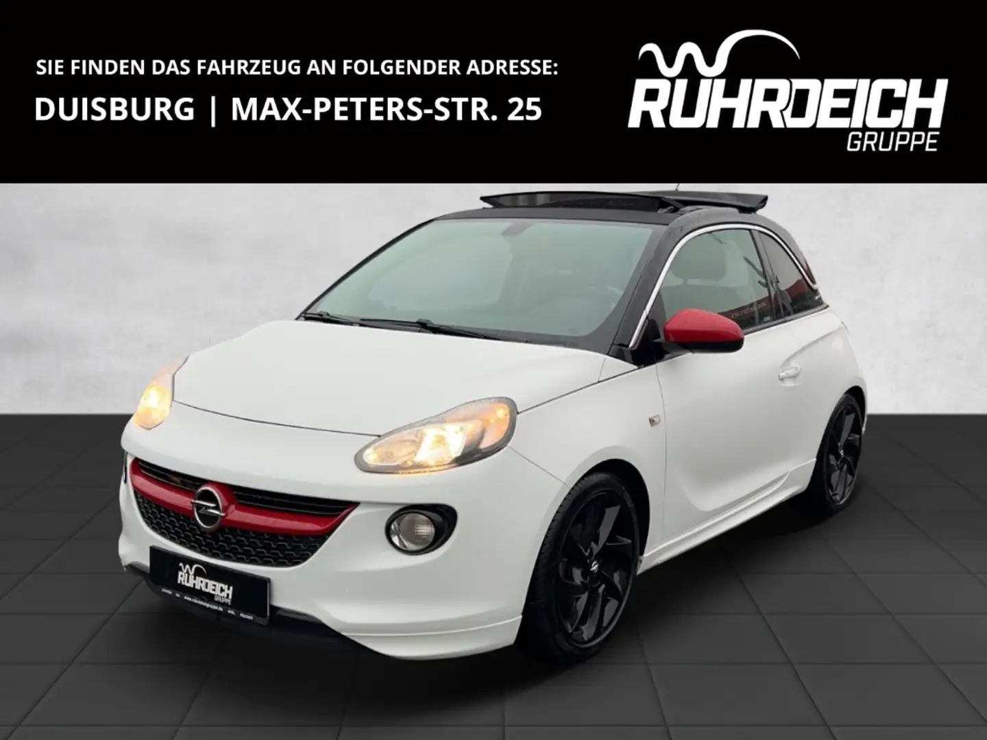 Opel Adam Open Air 1.4 PDC+Carplay+Sitzhzg+ALU+Temp.+ Weiß - 1