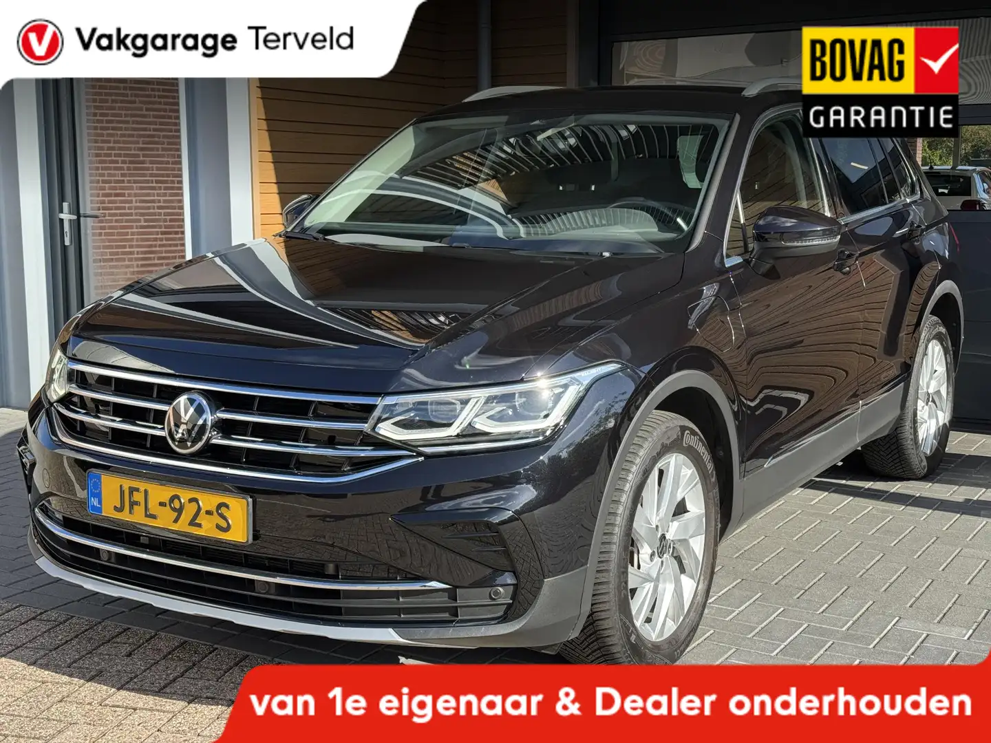 Volkswagen Tiguan 1.4 TSI eHybrid Business+,Cam,Trekh,Apple Zwart - 1