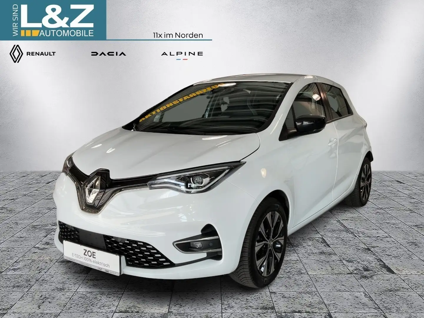 Renault ZOE E-Tech 100%Evolution EV50 135hp CCS,Kilma Weiß - 1