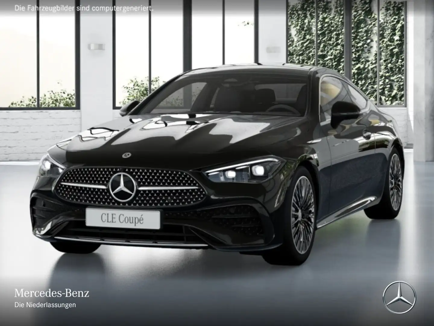 Mercedes-Benz CLE 300 4M AMG+PANO+360+TOTW+KEYLESS+9G Schwarz - 2