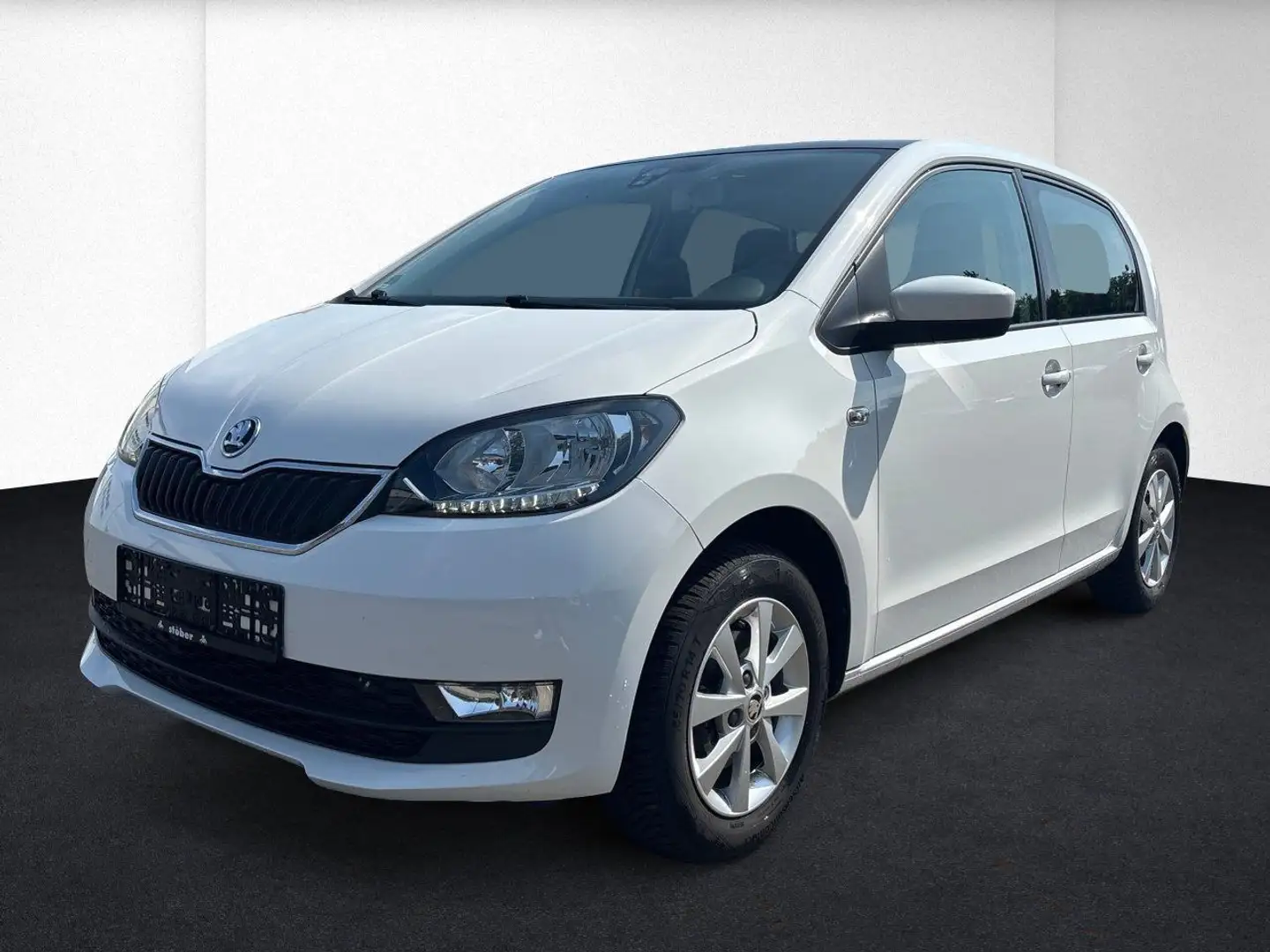 Skoda Citigo 1.0 Style Kamera Pano Navi Klima PDC SHZ Blanc - 1