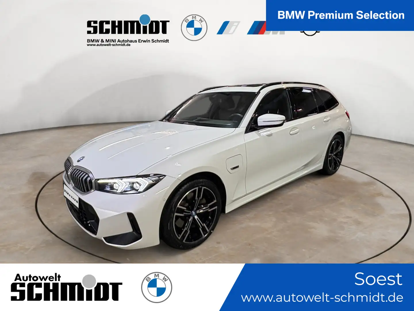 BMW 320 e Touring M Sportpaket + 2Jahre-BPS.-GARANTIE Weiß - 1