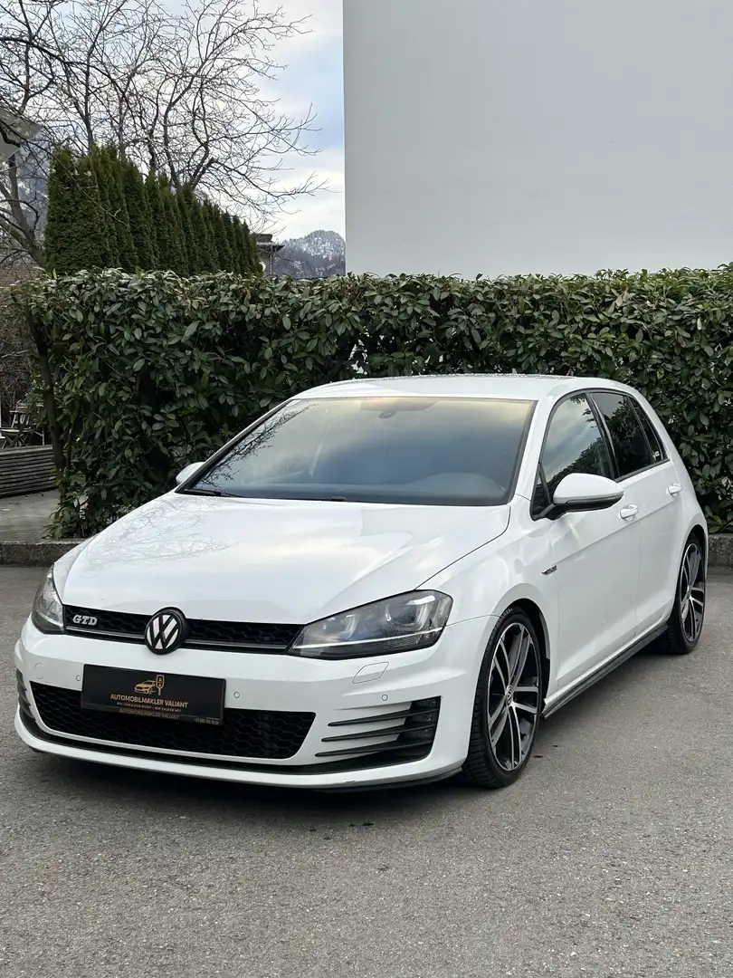 Volkswagen Golf GTD 2,0 TDI *alles eingetragen *Servicegepflegt Weiß - 1