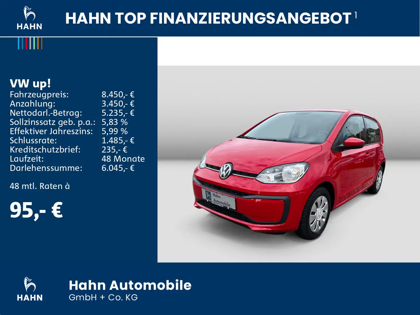 Volkswagen up! 1.0 move up! Klima Radi MFA FH-elektr. Rosso - 2