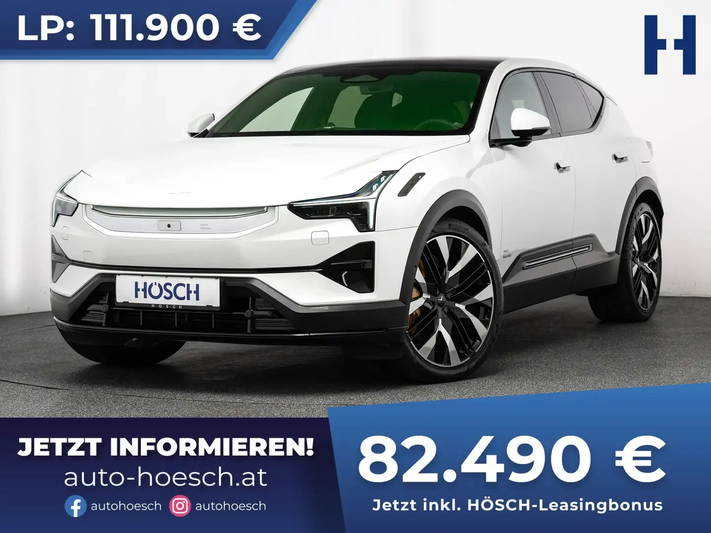 Polestar 3 Long Range Dual PERFORMANCE PLUS PILOT 22er HD-LED Biały - 1