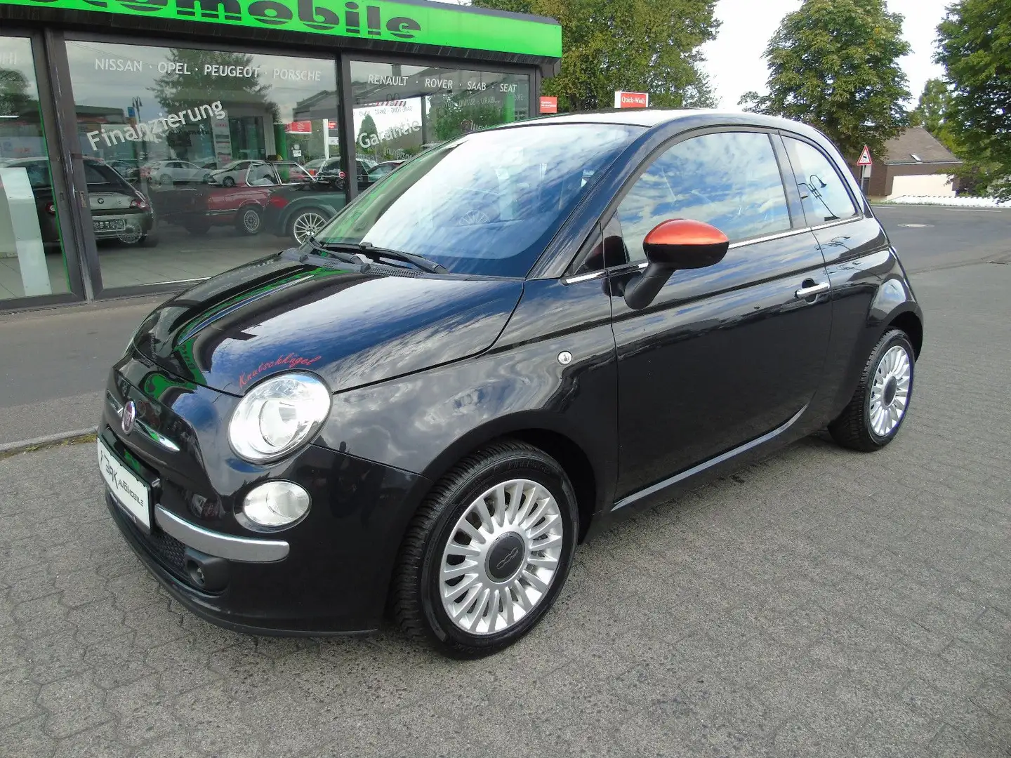 Fiat 500 **KLIMA*PANORAMA** Schwarz - 1