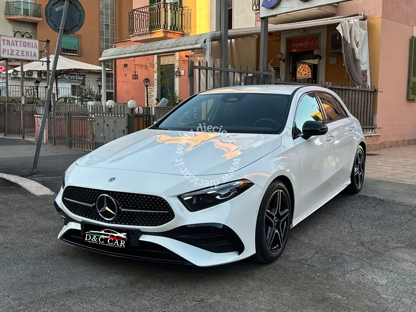 Mercedes-Benz A 180 Classe A 180d AMG Line Advanced Plus auto 6500km Bianco - 2