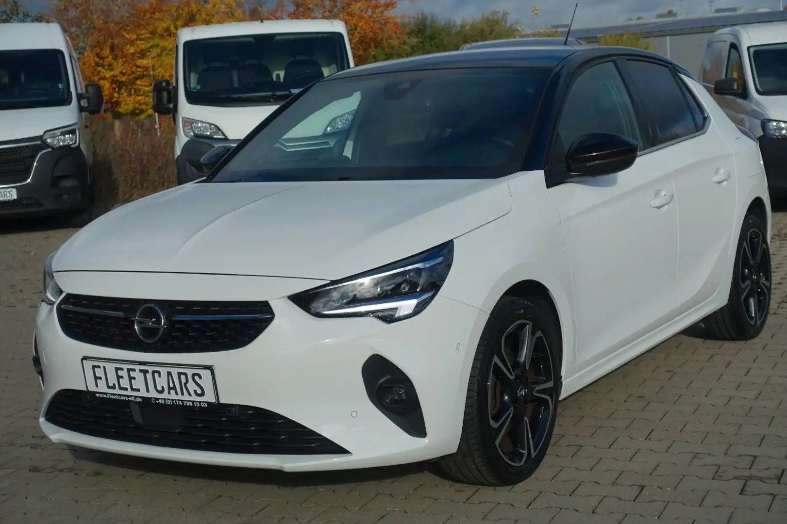 Opel Corsa F Elegance -PANORAMA - Sitz&Lenkradheizung Blanc - 2