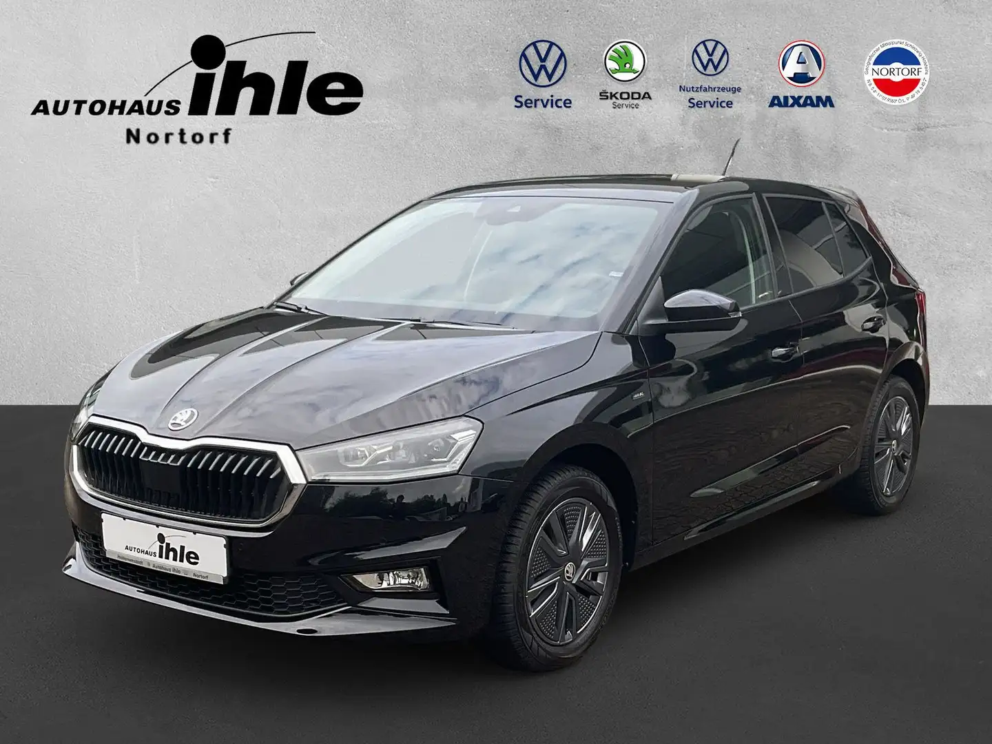 Skoda Fabia Selection 1.0 TSI RFK PDC Navi Sitzhzg LED Schwarz - 1