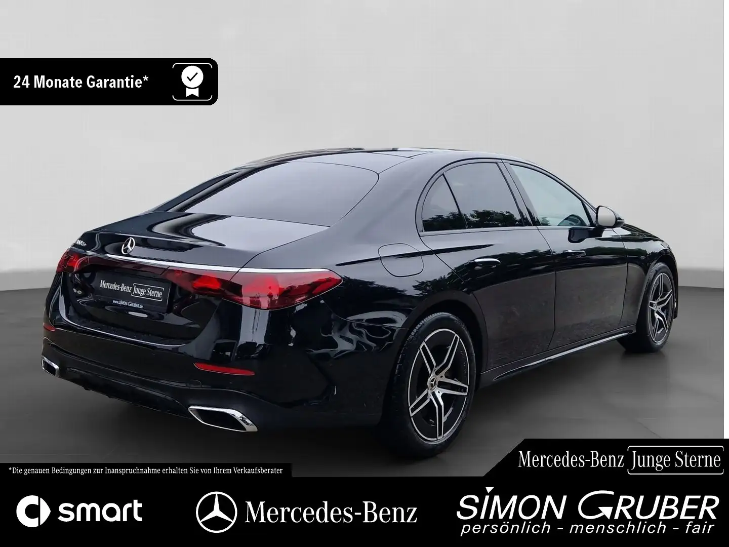 Mercedes-Benz E 300 de AMG Line Night Winter Pano Ambi+ AHK Noir - 2