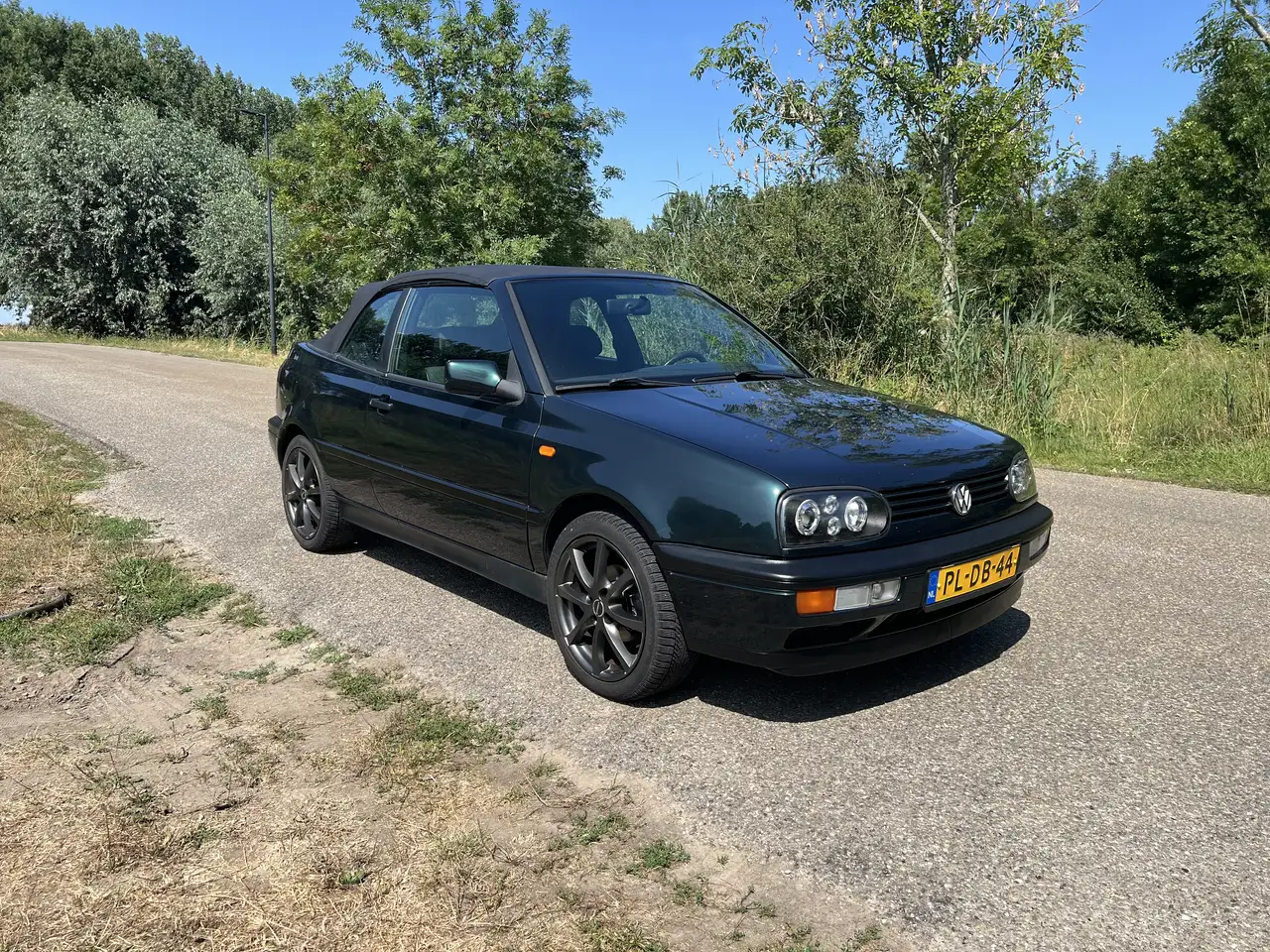 Volkswagen Golf Cabriolet 1.8 1996 Groen, foto 2