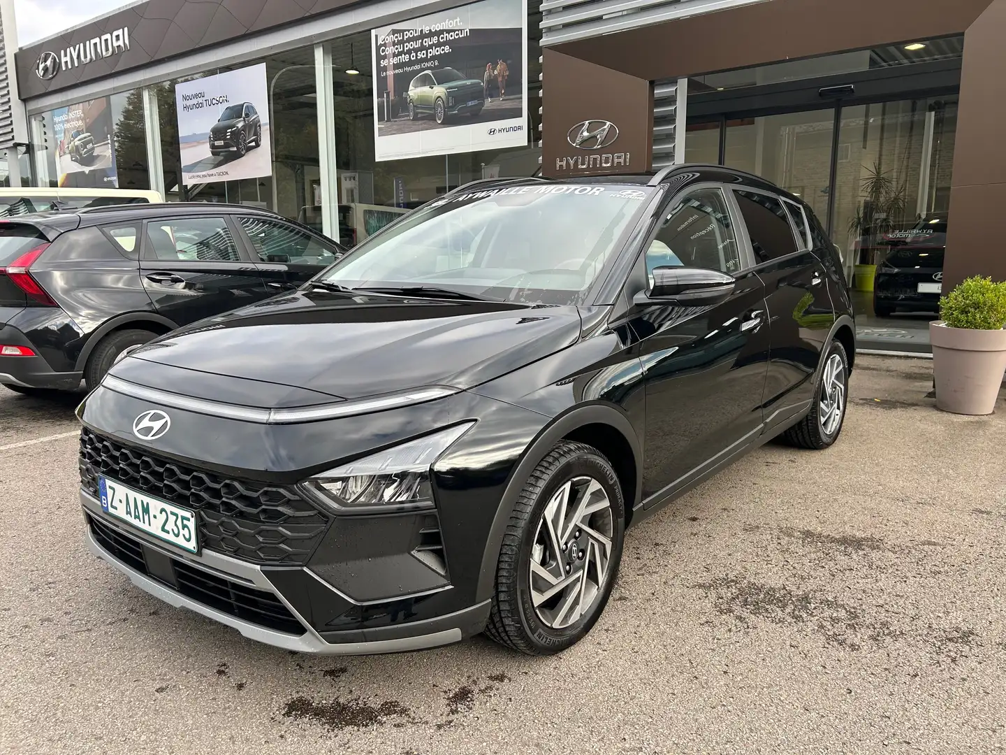 Hyundai BAYON Bayon 1.0 T-GDi Techno DCT * NON IMMATRICULE* Zwart - 1