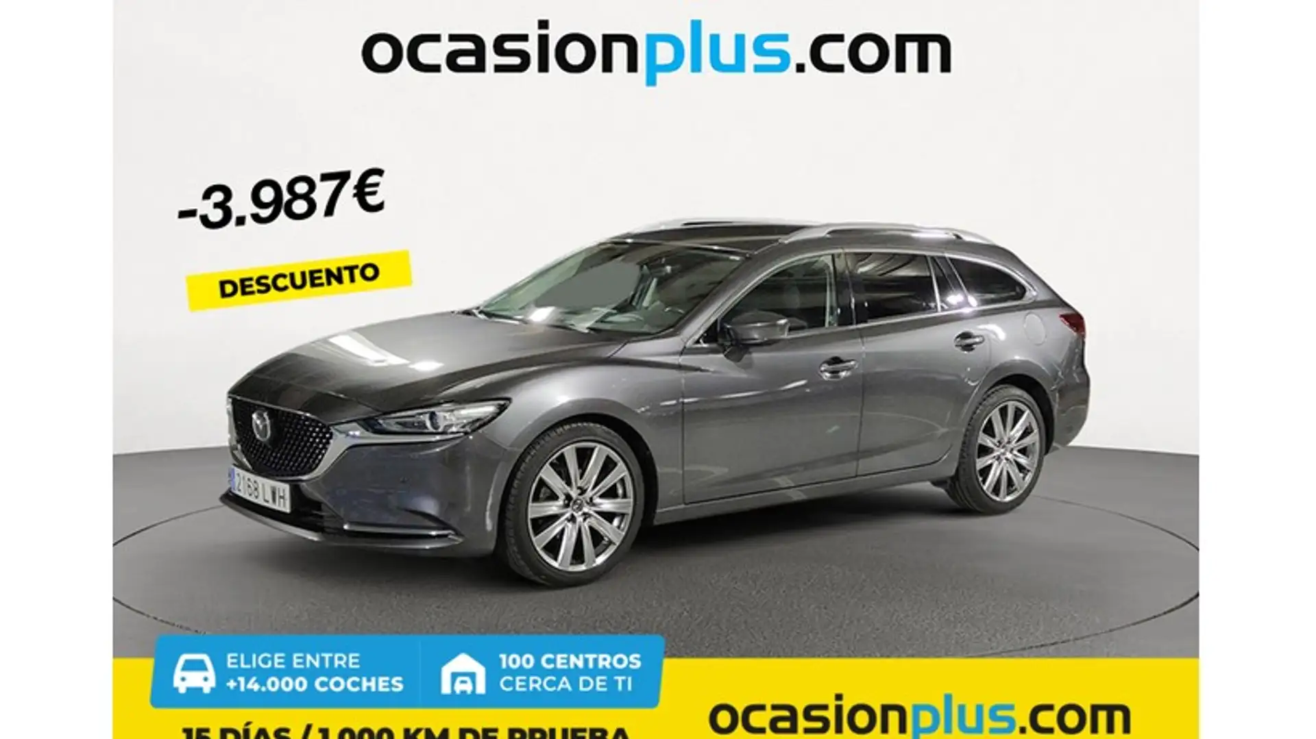 Mazda 6 Wagon 2.0 Skyactiv-G Zenith Gris - 1