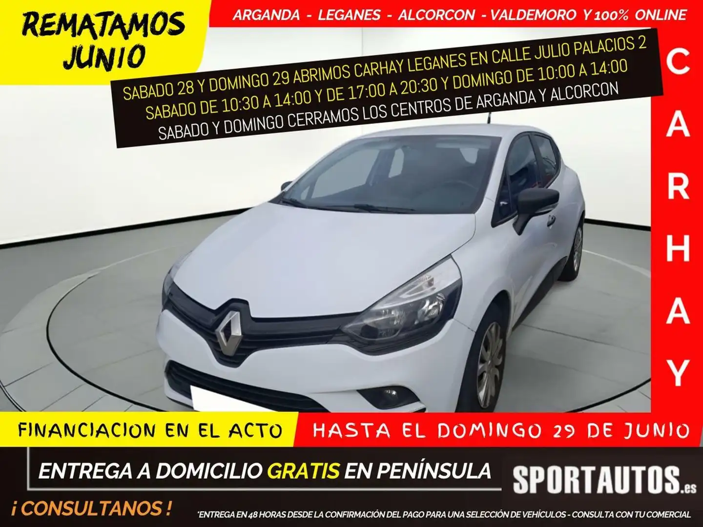 Renault Clio Business TCe 66kW (90CV) GLP Blanco - 1