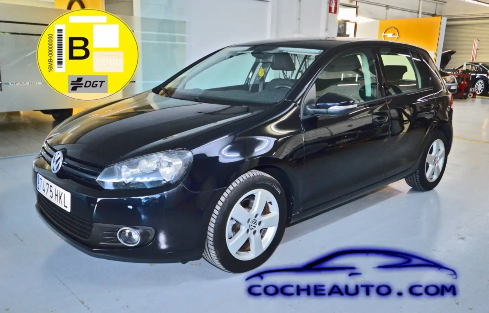 Volkswagen Golf 1.6TDI CR Advance BMT DSG 105 Negro - 1