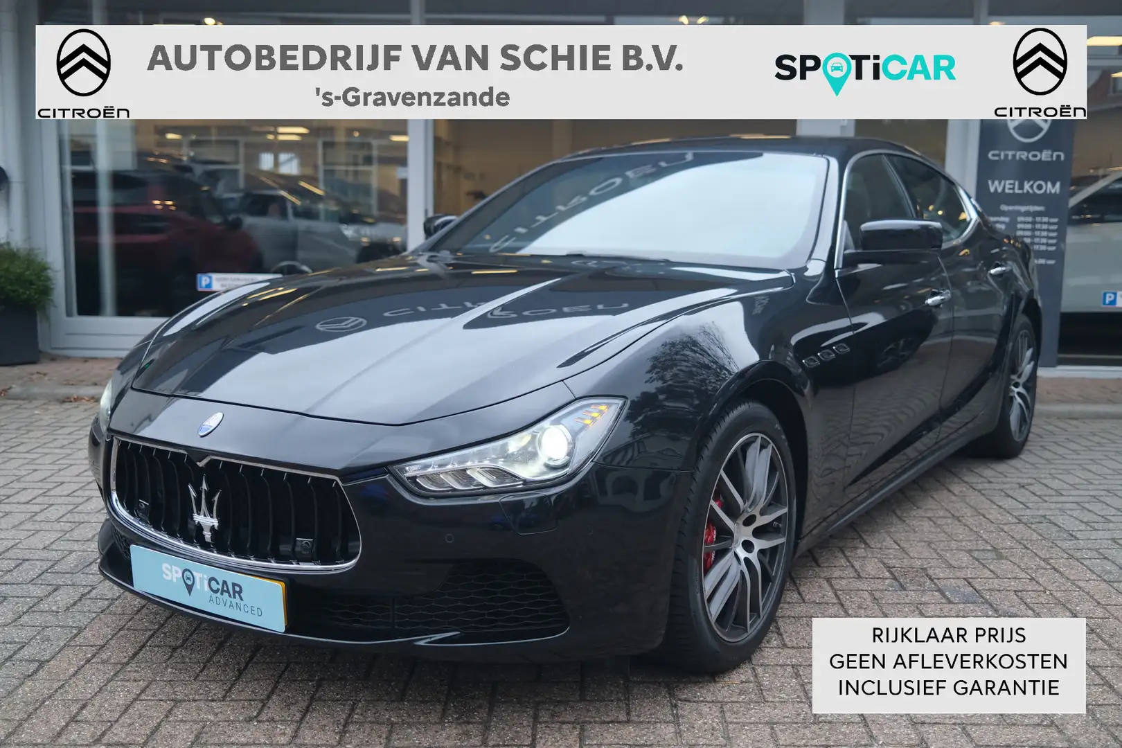 Maserati Ghibli S Q4 410 Nero Ribelle 19" | Camera | Nieuwe remsch Zwart - 1