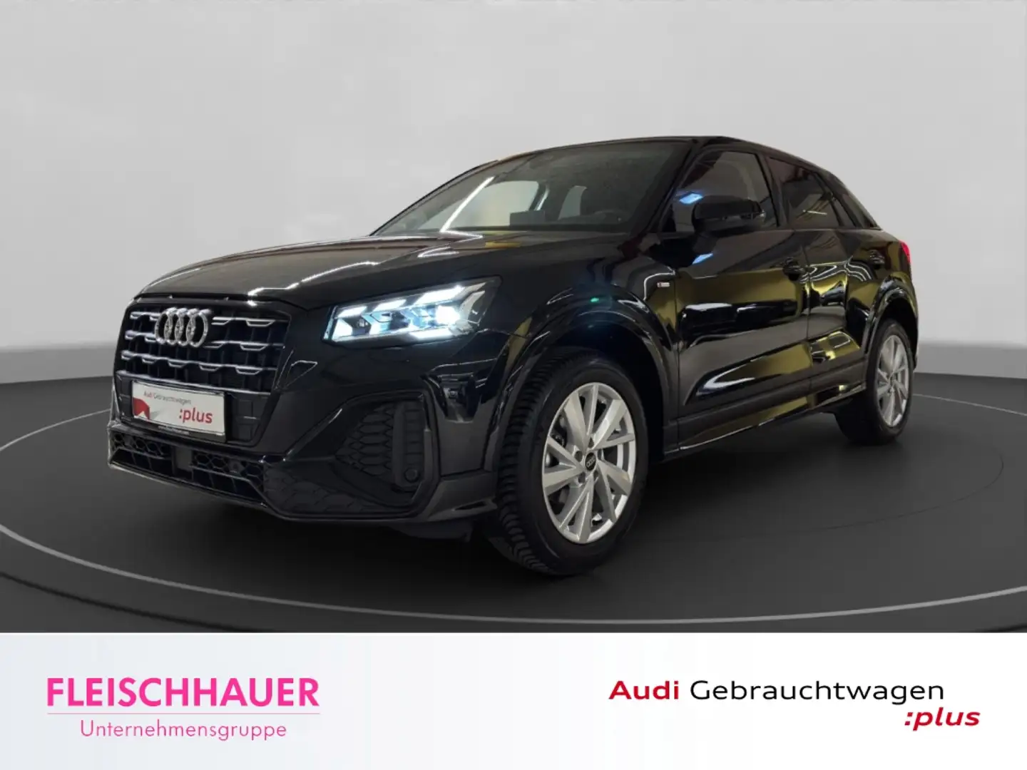 Audi Q2 30 TFSI S line MATRIX+ACC+RFK+AHK+SHZ+DC+CARPLAY Schwarz - 1