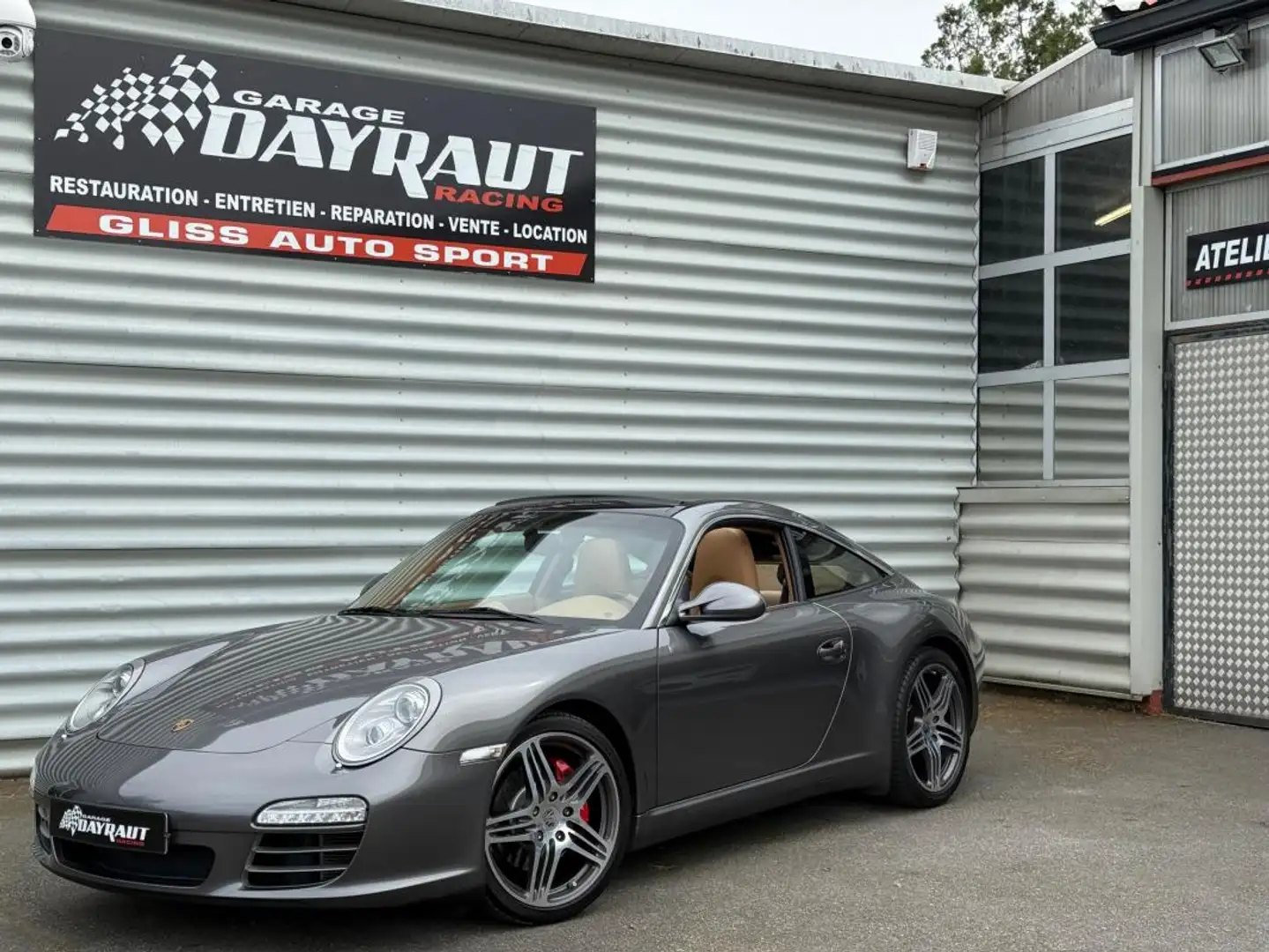 Porsche 911 997.2 TARGA 4S EXCLUSIVE*CARBONE*CHRONO SPORT+* 56 Plateado - 2