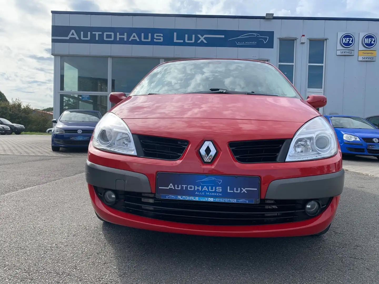Renault Scenic II Grand Avantage/TÜV NEU/Automatik Rot - 2