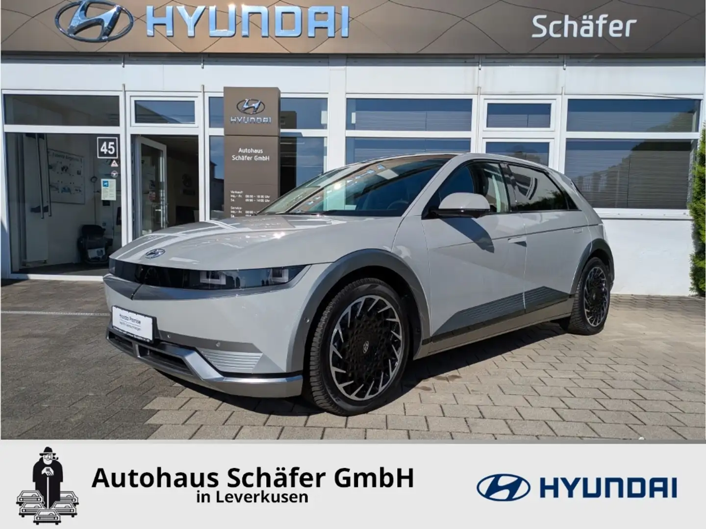 Hyundai IONIQ 5 Uniq HUD El. Fondsitzverst. Panorama Navi Leder Di Gris - 1