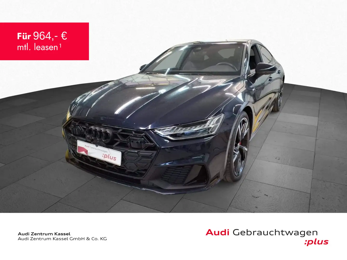Audi A7 55 TFSIe qu. Matrix B&O Pano 360° Blau - 1
