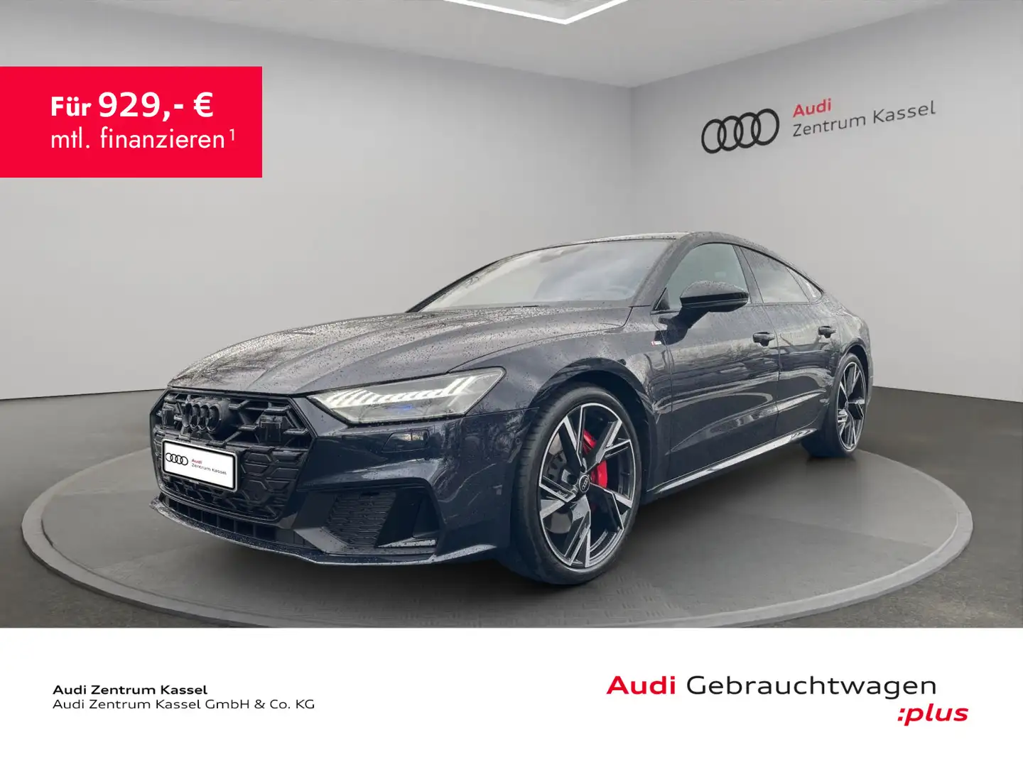 Audi A7 55 TFSIe qu. Matrix B&O Pano 360° Blau - 1