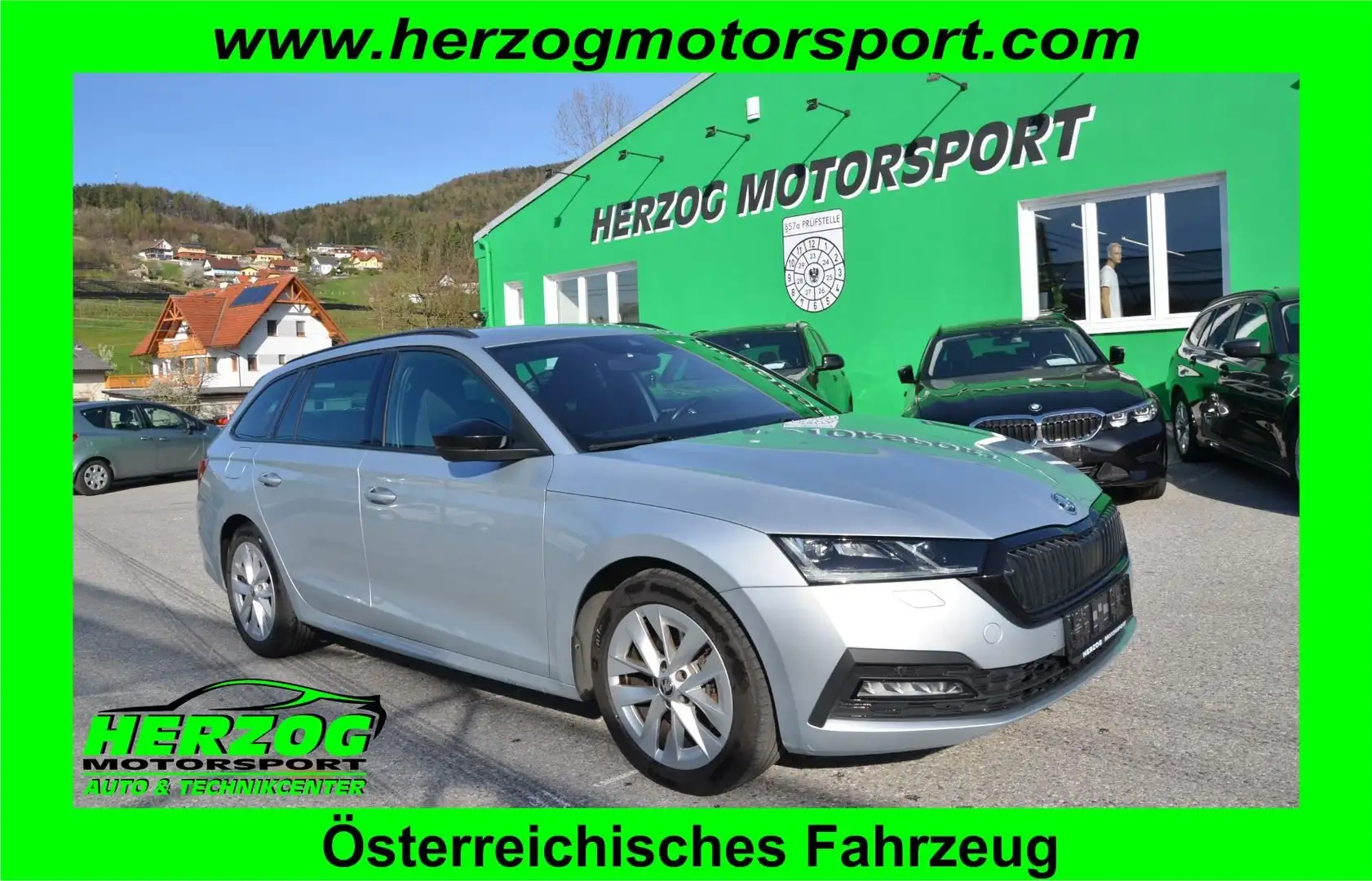 Skoda Octavia Octavia Combi 2,0TDI 4x4 Style DSG MAT BLACK-P 1.B Silber - 1