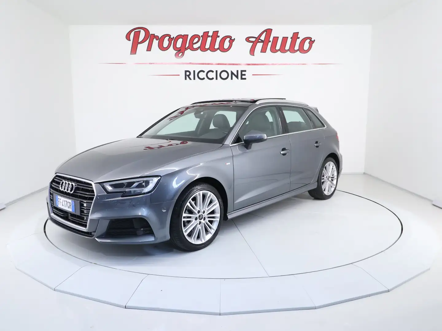 Audi A3 A3 Sportback 1.4 tfsi S-LINE TETTO TAGLIANDI AUDI Grigio - 1