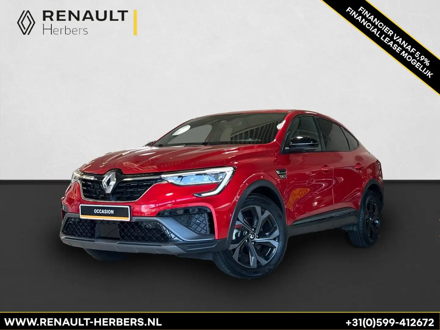 Renault Arkana 1.6 E-Tech Hybrid 145 R.S. Line LEER / RS LINE / 3 Red - 1