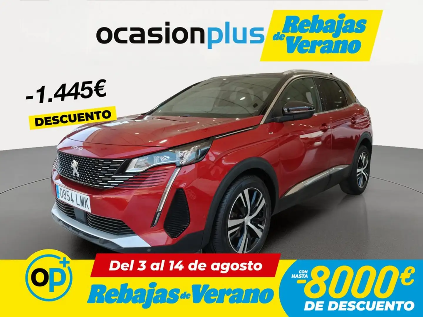 Peugeot 3008 1.2 S&S PureTech GT 130 Rojo - 1