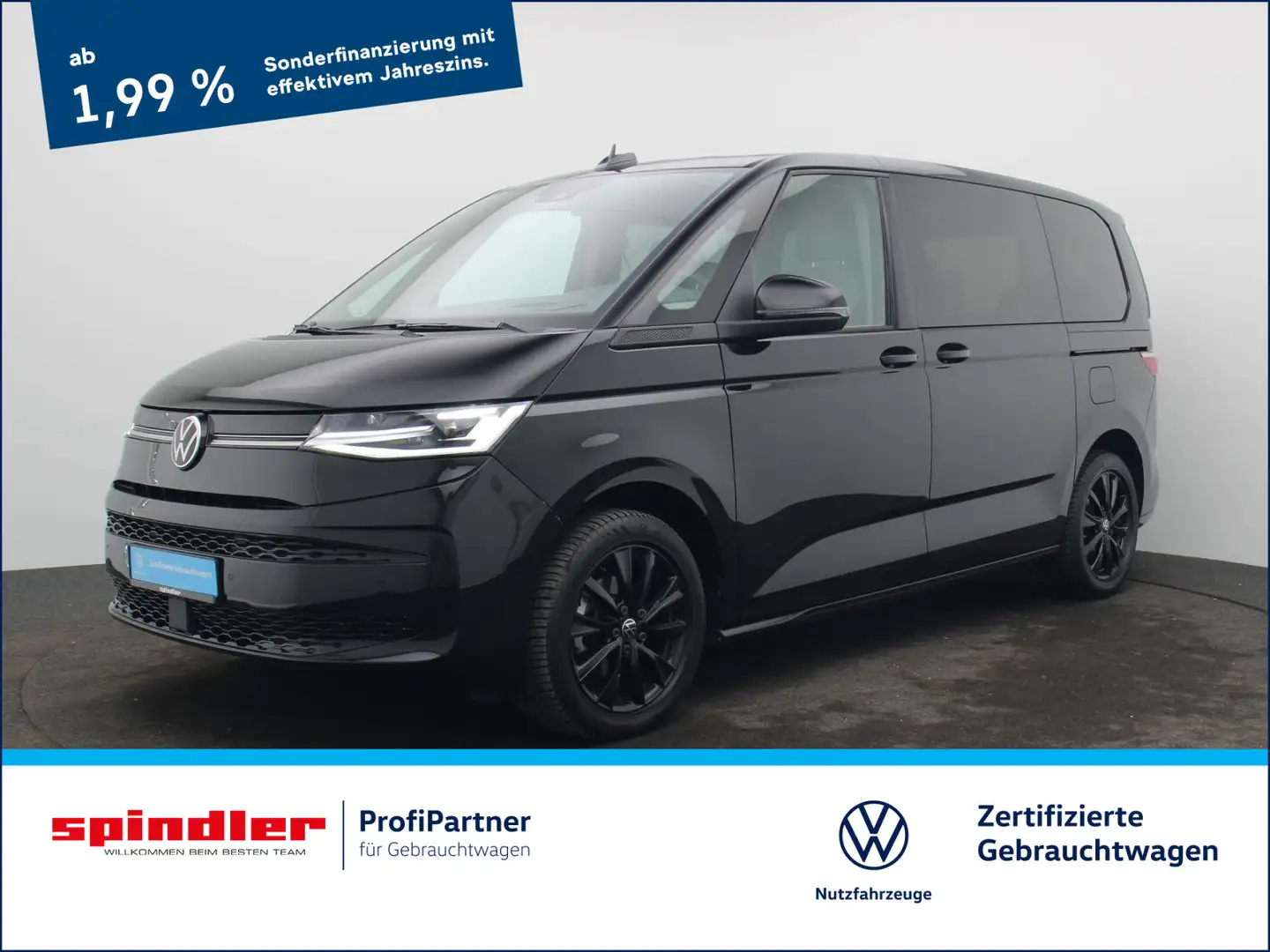 Volkswagen T7 Multivan KR 2.0 TDI/Matrix-LED, Head Up, AHK Schwarz - 1