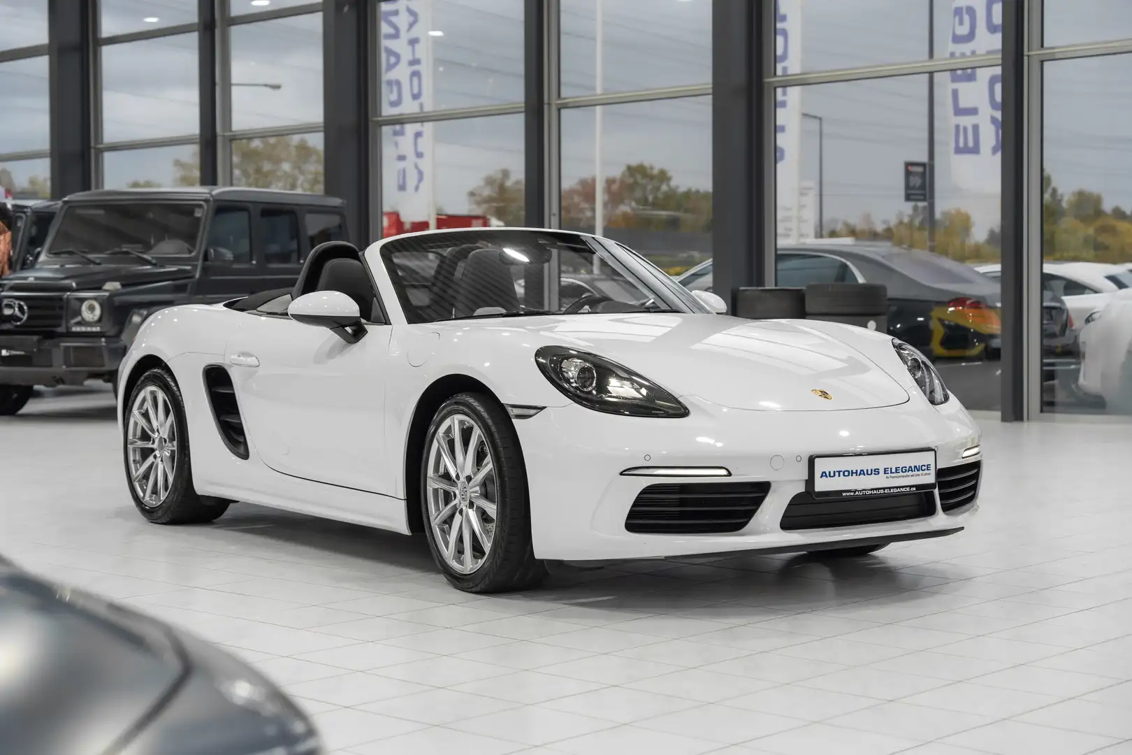 Porsche Boxster 718*SPORTSITZE*LEDER*HIFI*KAMERA*6-GANG* Blanco - 2