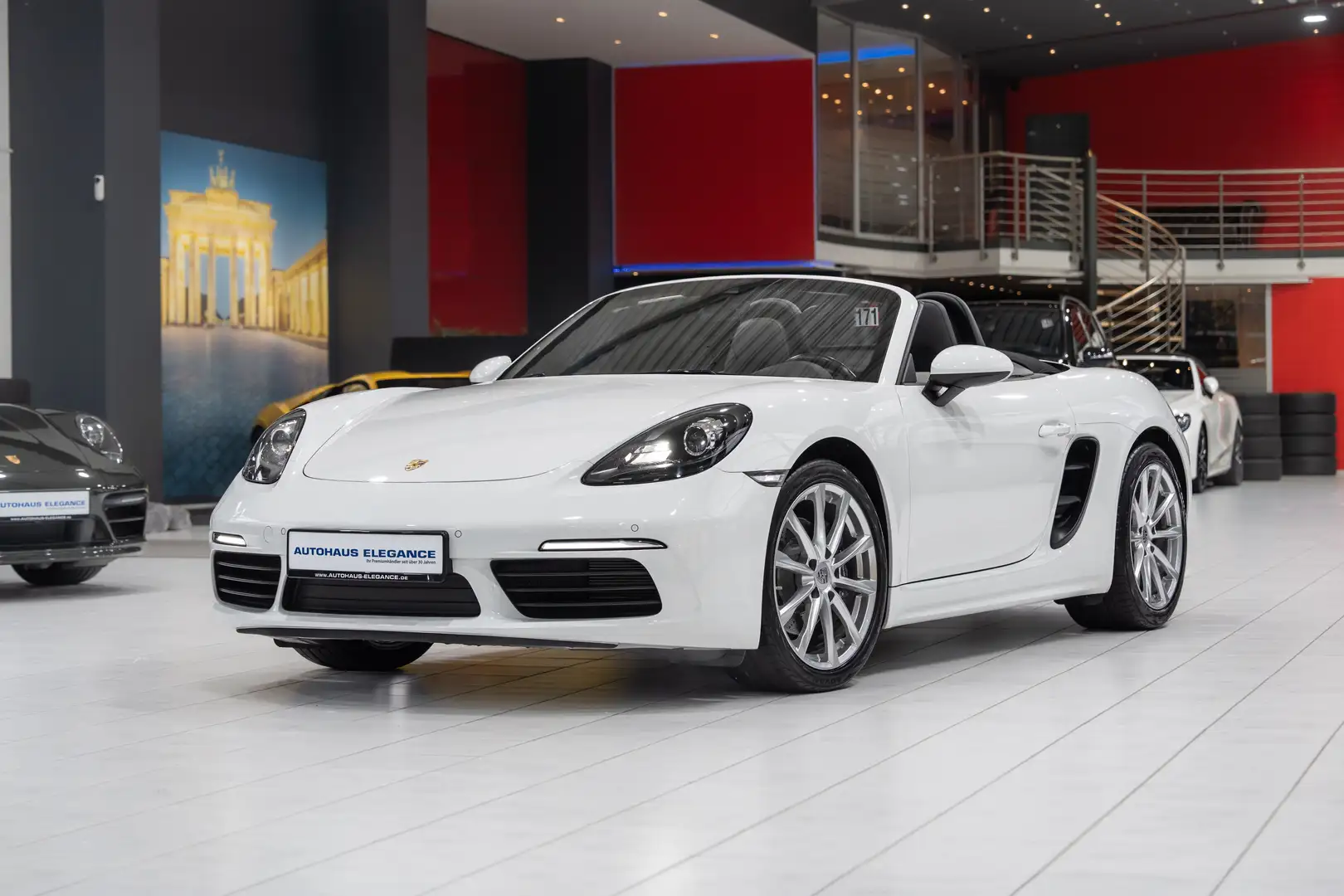 Porsche Boxster 718*SPORTSITZE*LEDER*HIFI*KAMERA*6-GANG* Blanco - 1