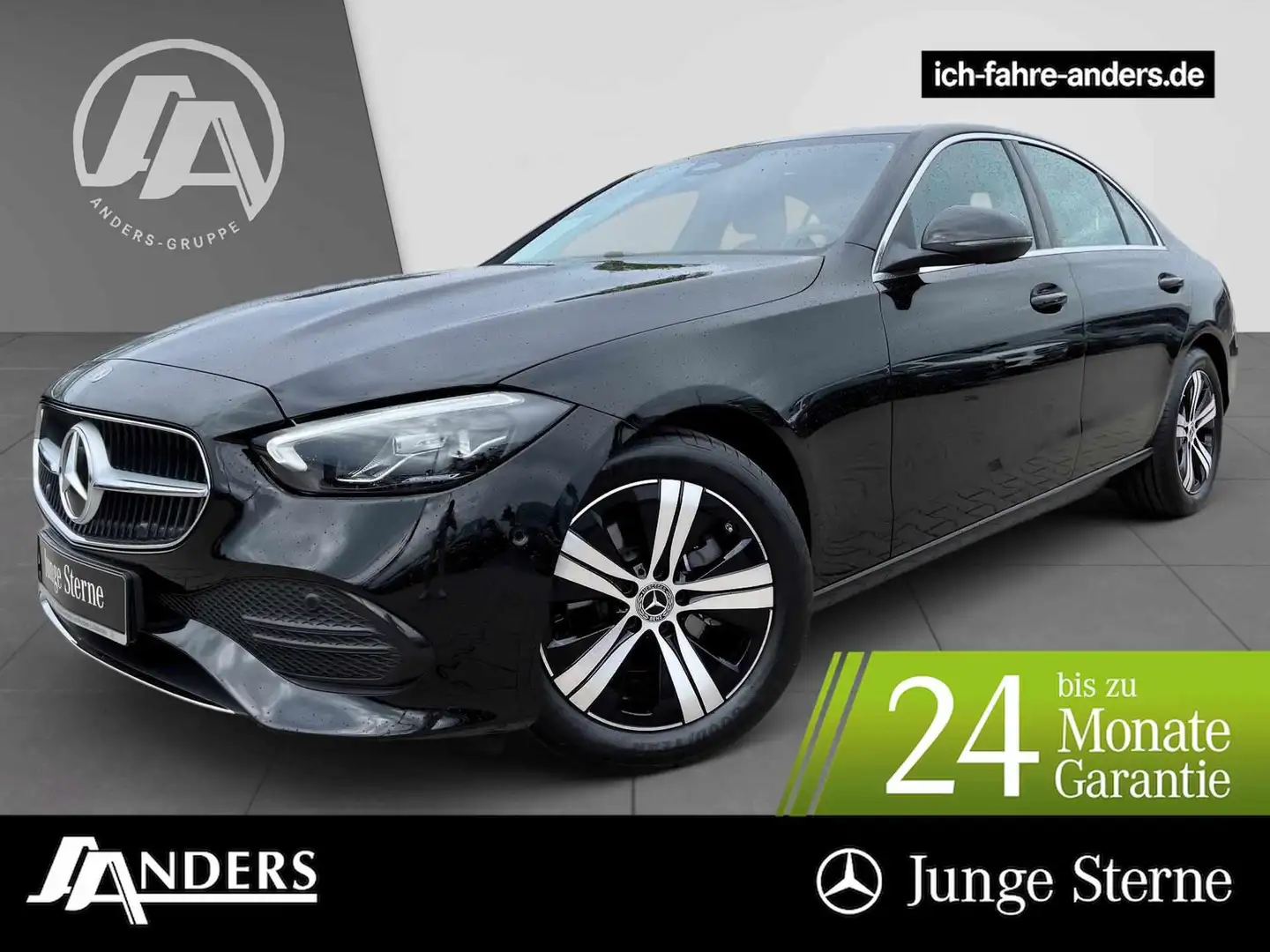 Mercedes-Benz C 180 Avantgarde AdvPLus+MBUX+LED+Kam+SHZ+Memory Schwarz - 1