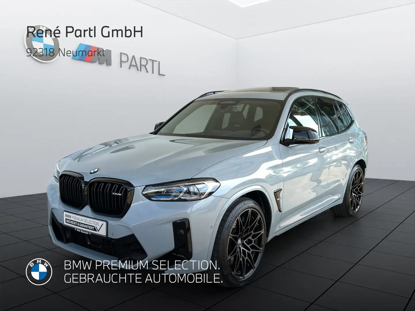 BMW X3 M Competition NAVI LASER AHK 360° PANO HUD ACC Gris - 1