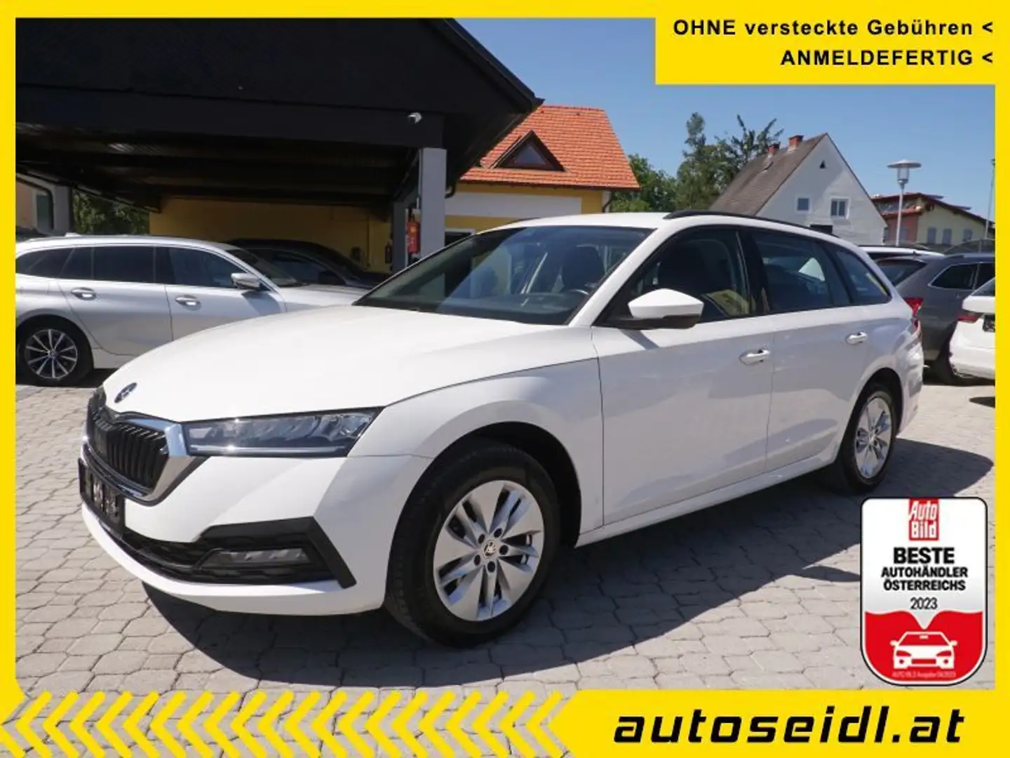 Skoda Octavia Combi 2,0 TDI Ambition *2022er+1.BESITZ* Weiß - 1