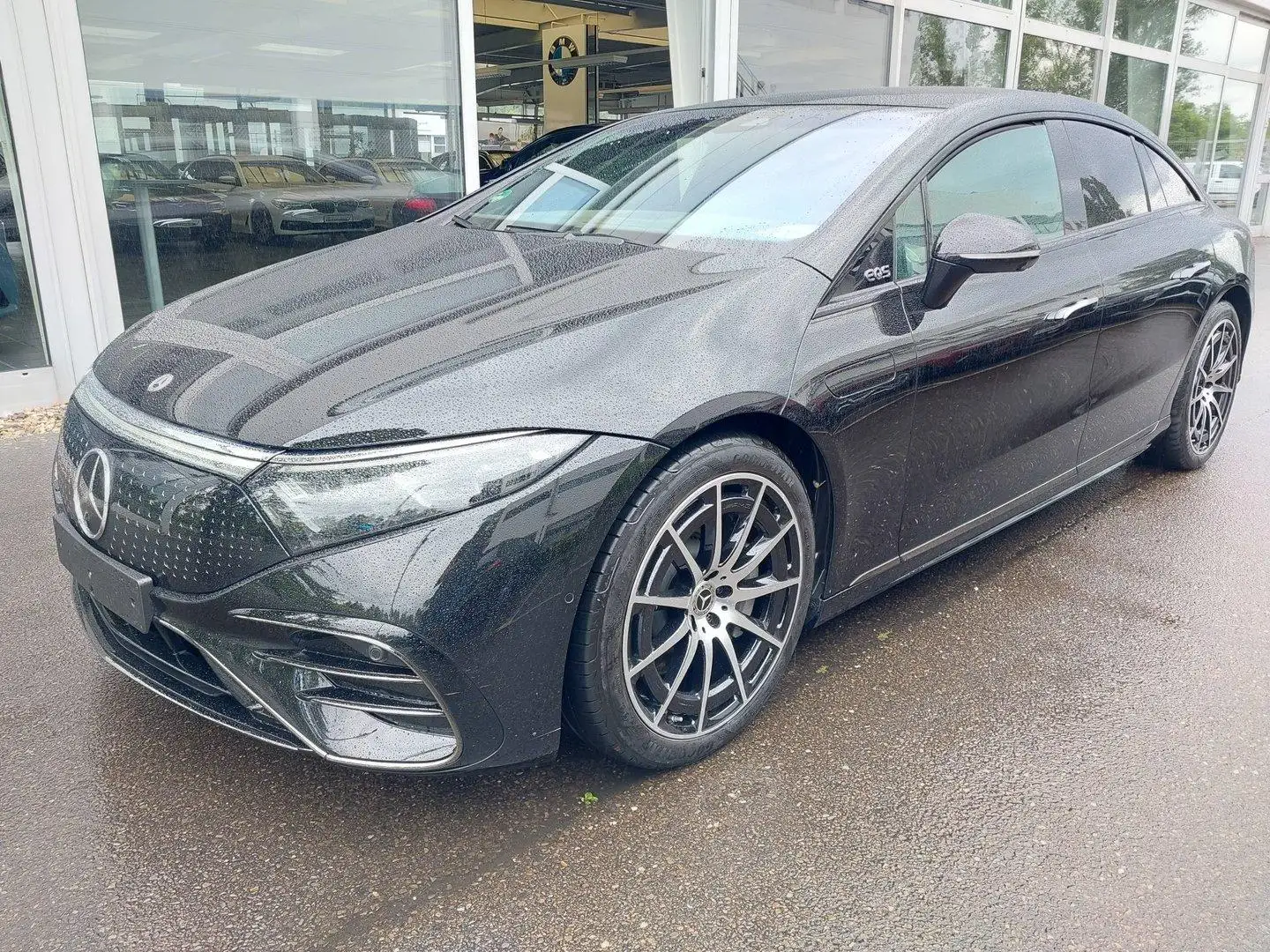 Mercedes-Benz EQS 450+ AMG LINE 21Z/DISTRO+/360°/PANO/HuD/BURM Schwarz - 1